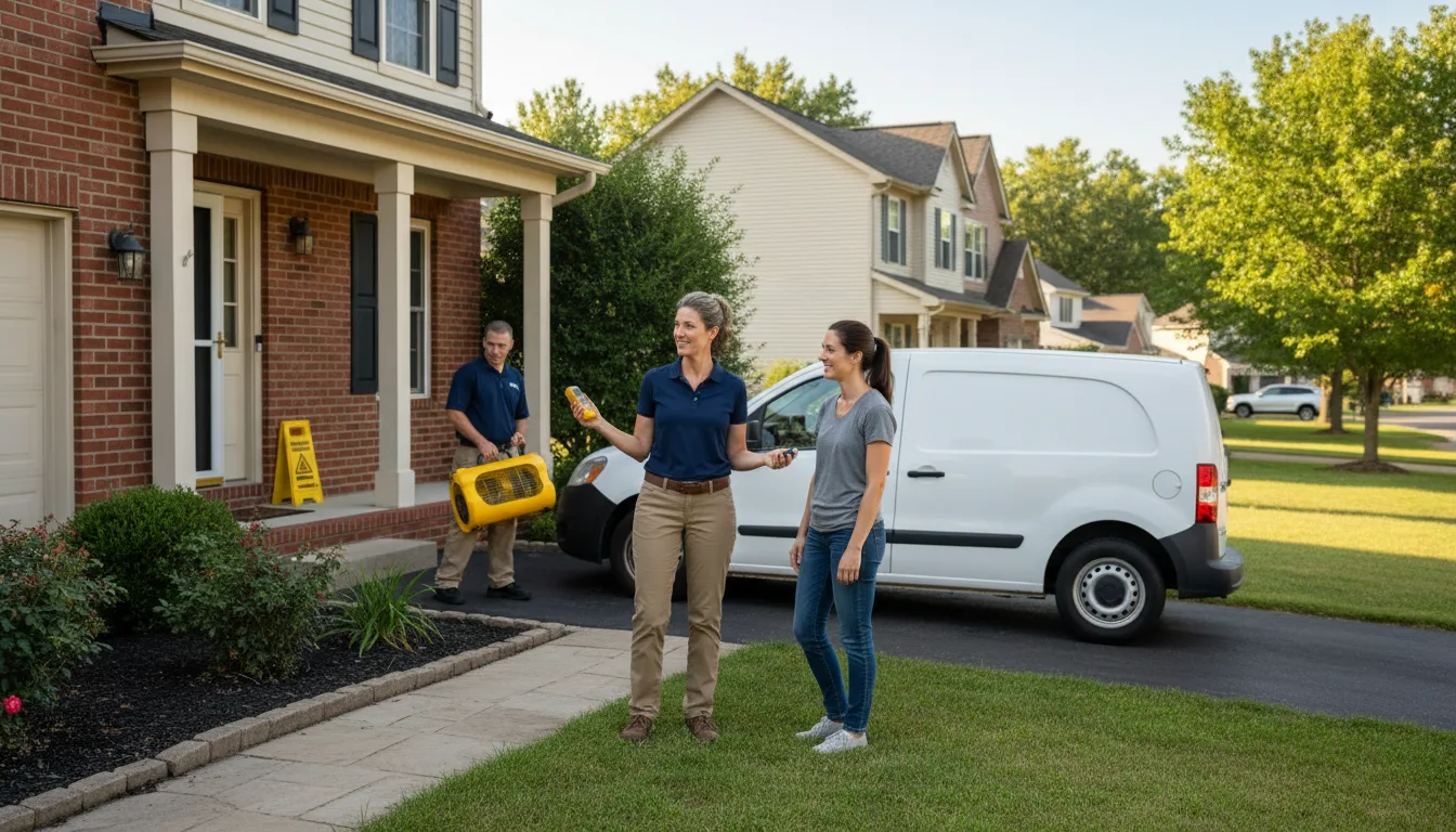 Residential water damage restoration in Oak Island, NC